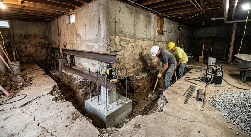 Basement Underpinning in Stockbridge, GA