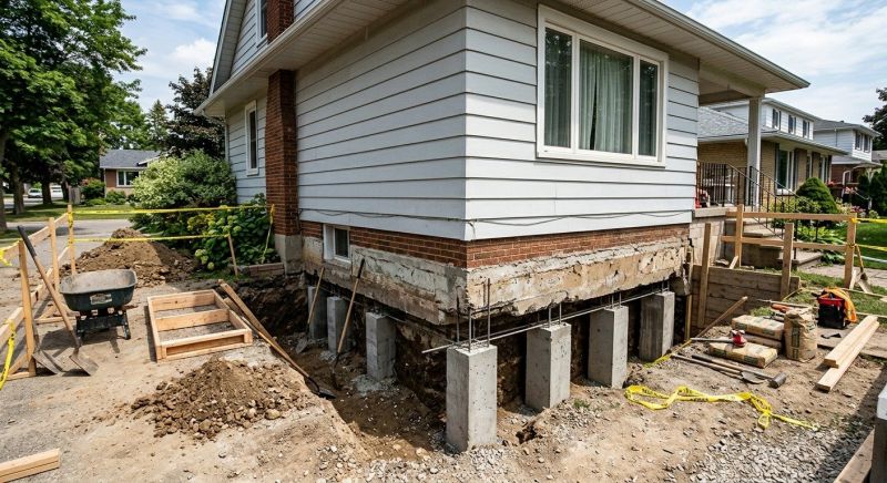 Basement Underpinning in Stockbridge, GA