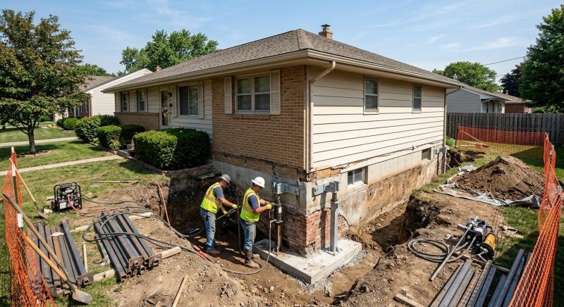 Building Foundation Repair in Brooks, GA