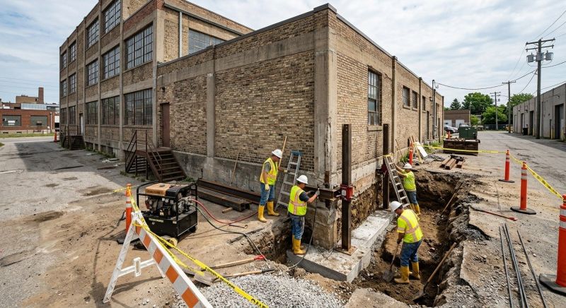 Building Foundation Repair in Stockbridge, GA