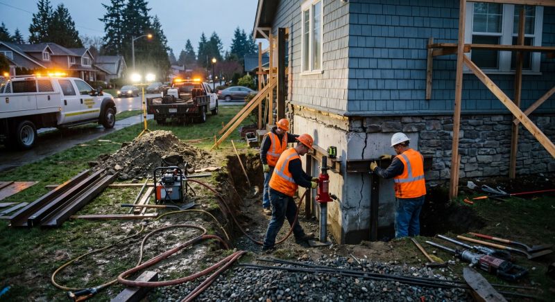 Building Foundation Repair in Lithonia, GA