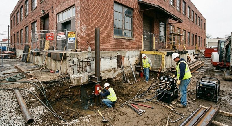 Commercial Foundation Repair in Stockbridge, GA