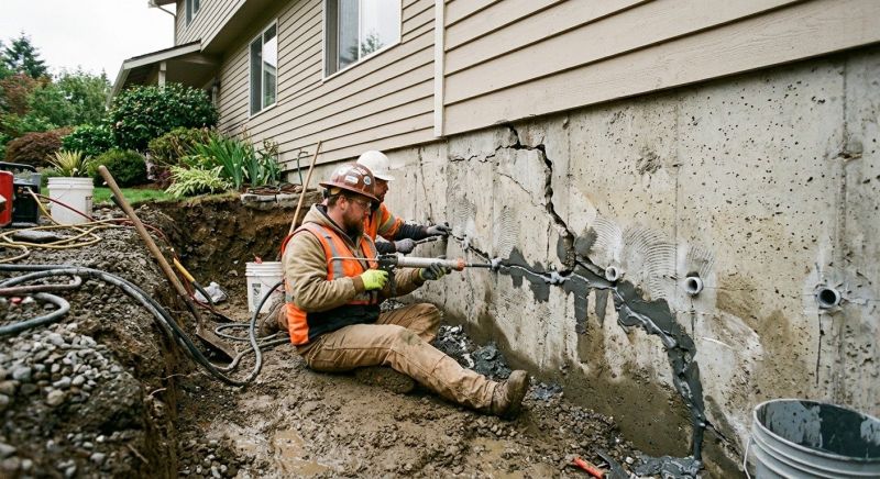 Cracked Foundation Repair in Norcross, GA