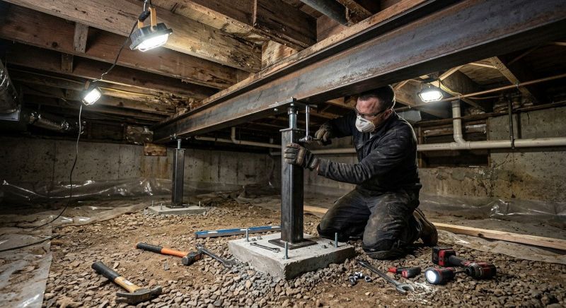 Crawlspace Structural Repair in Stockbridge, GA