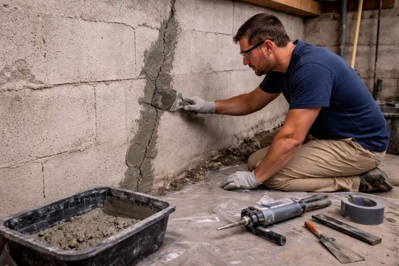 Foundation Crack Repair in Locust Grove, GA