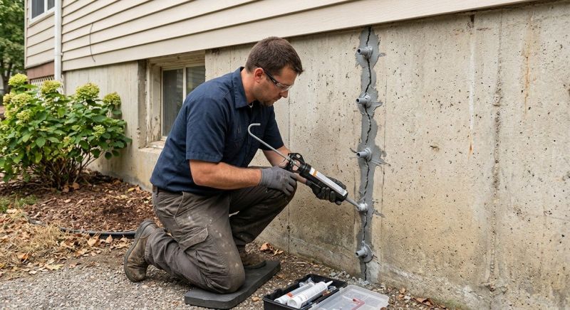 Foundation Crack Sealing in Stockbridge, GA