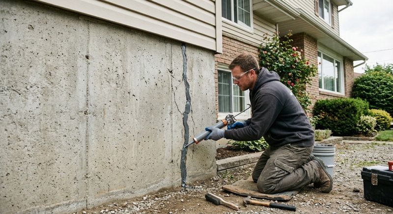 Foundation Crack Sealing in Stockbridge, GA