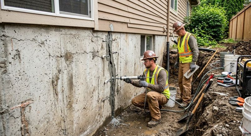 Foundation Crack Sealing in Stockbridge, GA