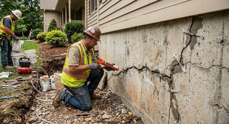 Foundation Cracks Repair in Stockbridge, GA