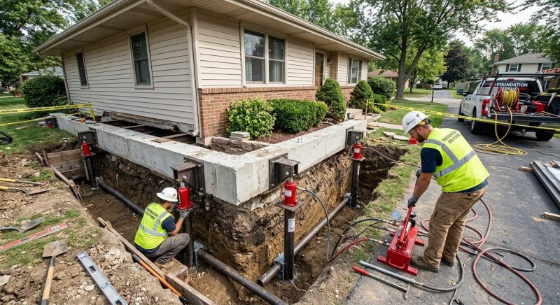 Foundation Jacking in Lilburn, GA