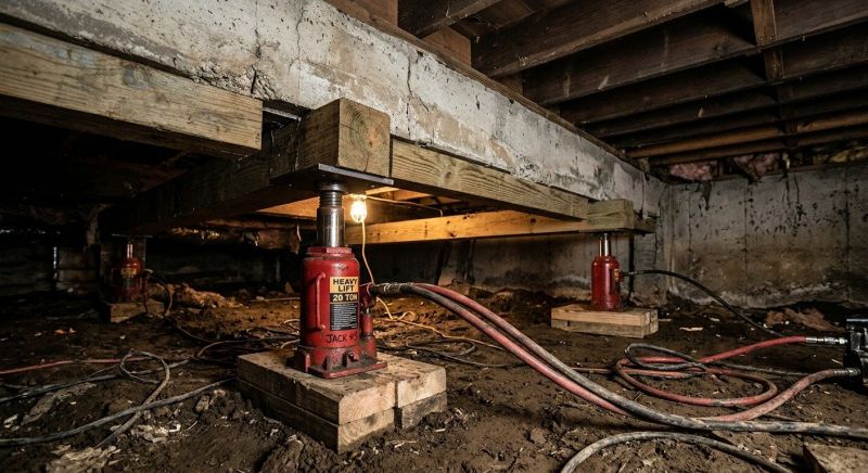 Foundation Jacking in Tyrone, GA