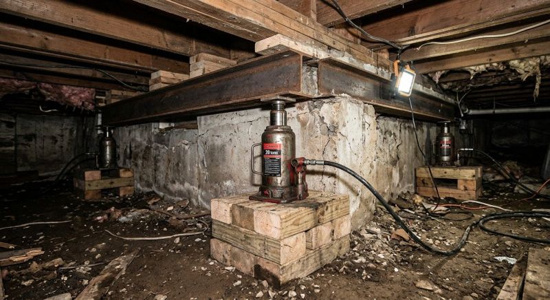 Foundation Jacking in Union City, GA