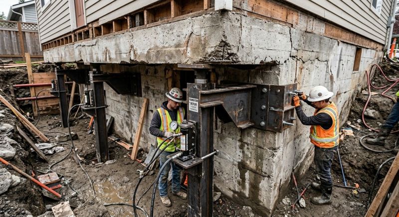 Foundation Lifting in Union City, GA
