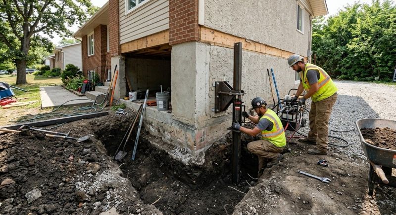 Foundation Pier Repair in Stockbridge, GA