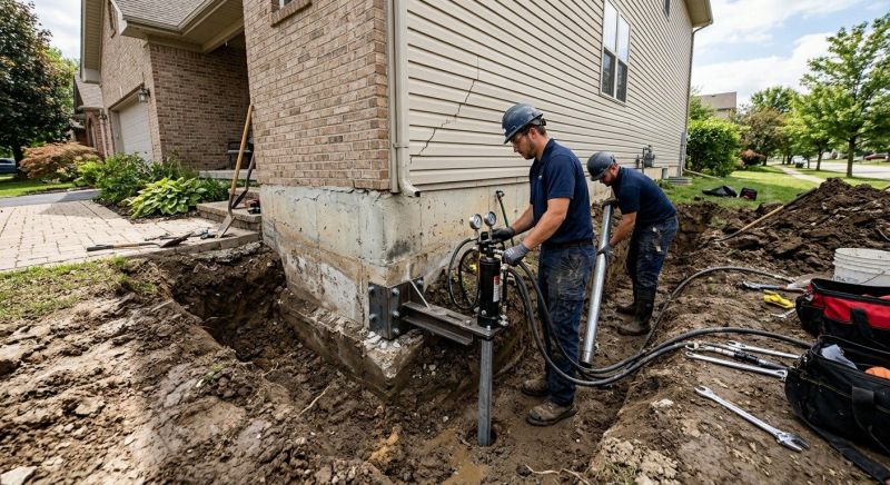 Foundation Settlement Repair in Stockbridge, GA
