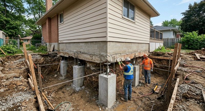 Foundation Underpinning in Stockbridge, GA