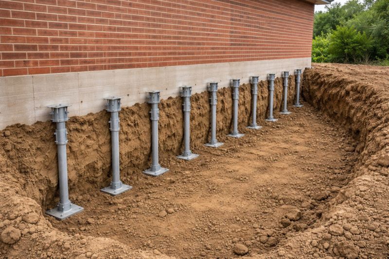 Helical Pile Installation in Stockbridge, GA