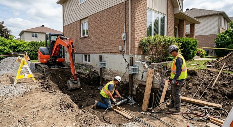 House Foundation Repair in Hampton, GA