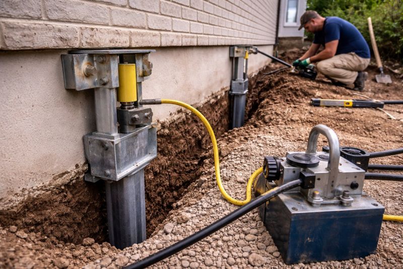 Sinking Foundation Repair in Hampton, GA