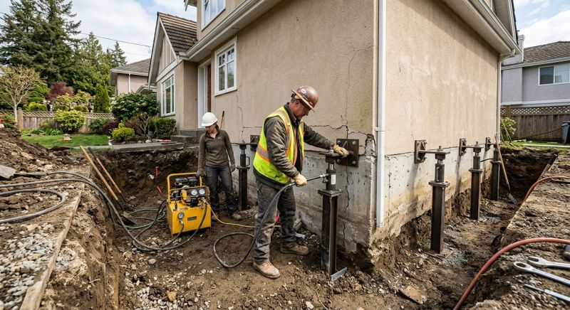 Sinking Foundation Repair in Jackson, GA