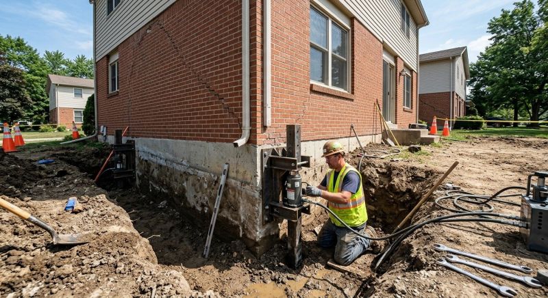 Sinking Foundation Repair in Jonesboro, GA