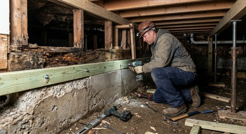 Sinking Foundation Repair in Jonesboro, GA