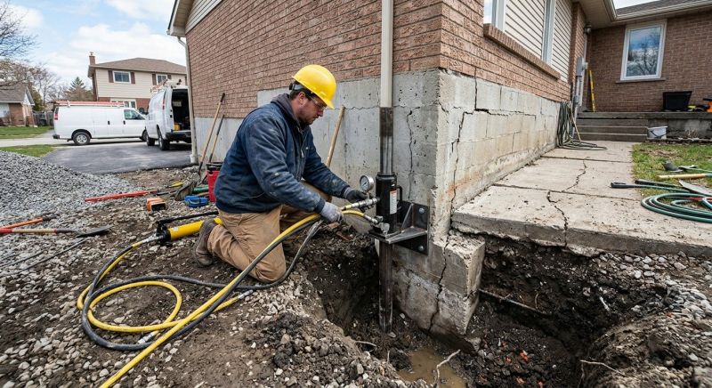 Sinking Foundation Repair in Lovejoy, GA