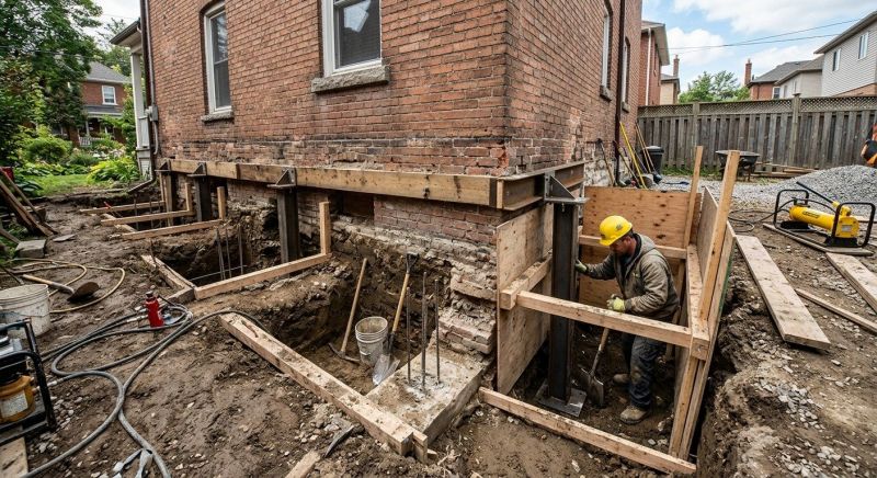 Structural Underpinning in Stockbridge, GA